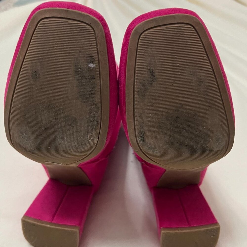 Sugar Booties Suede in bright Pink size 6 - Picture 5 of 5